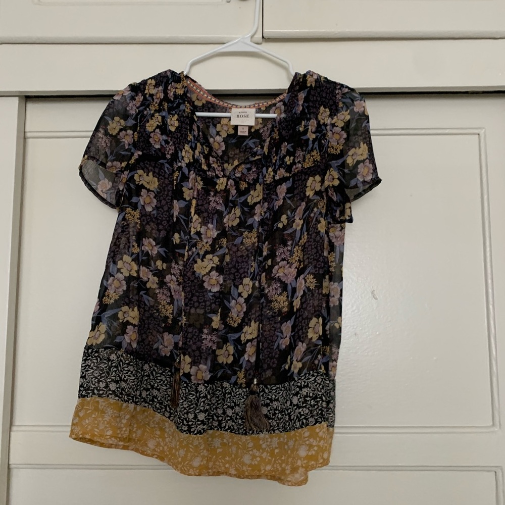 Floral printed blouse